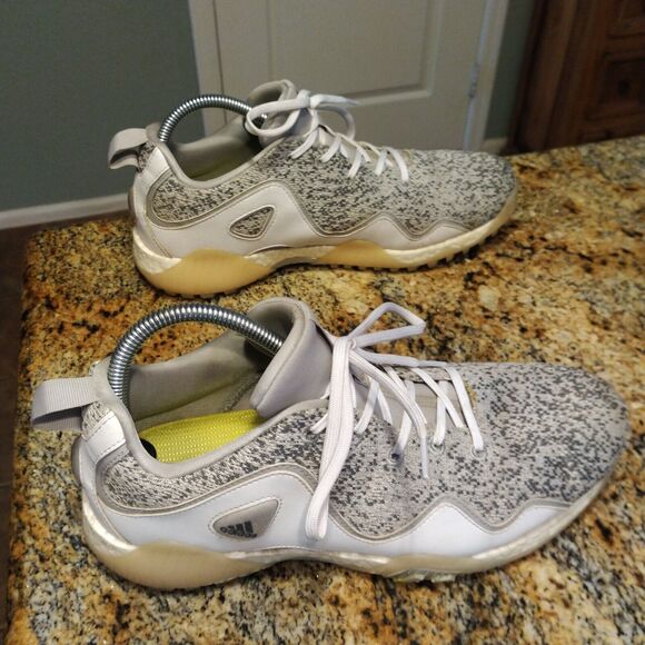 Adidas CodeChaos 21 PrimeBlue Men's Golf Shoes FW5613 White Gray Size 10 - Picture 5 of 12